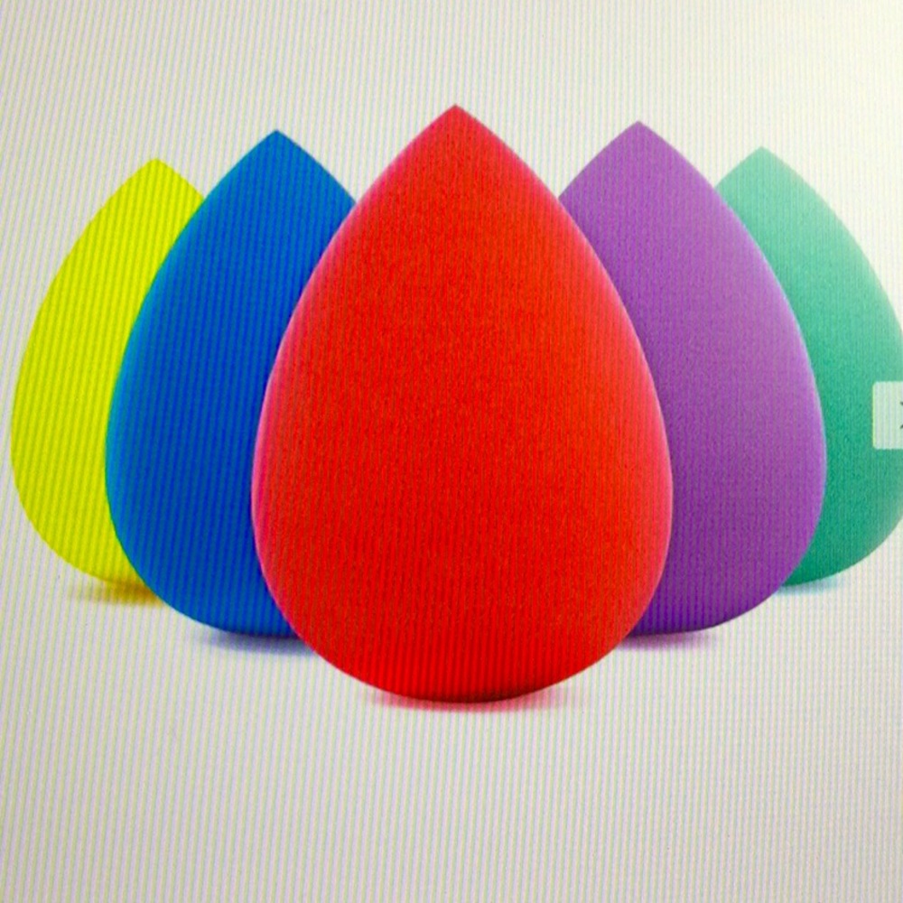 BEAKEY 5 PCS Multi-Colored Makeup Sponge Set